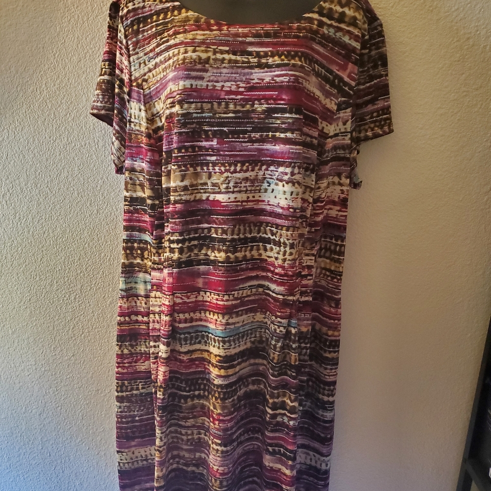 Roz & Ali size 20 print dress